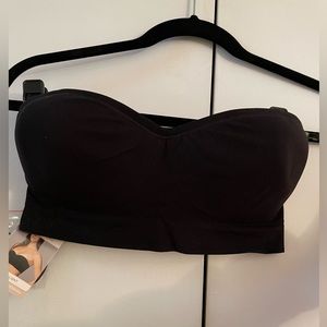 Yummie Black Strapless Bra